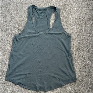 Lululemon Athletica Gray Sleeveless Tank Top